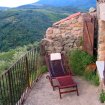 La terraza y sus vistas al exterior