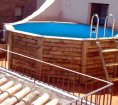 Piscina en la terraza